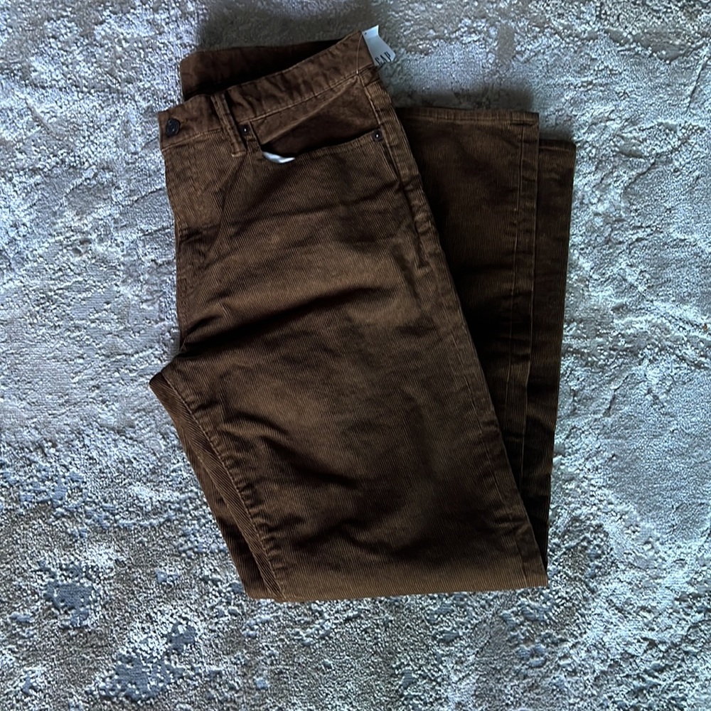 Corduroy slim fit pant